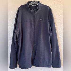 TravisMathew Black Cloud Fleece Full Zip Jacket XXL Brushed Interior